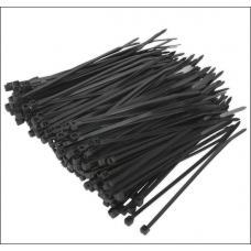 200 x Black Cable Ties (small)